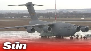 LIVE US troops arrive in Poland to bolster Nato amid Russia tensions [upl. by Woo]