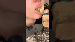 ASMR crunch of clayглина Крембрюле asmr crunchy eatingsounds clayeating [upl. by Mumford]