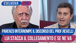 Revelli Esasperato abbandona lo studio dopo le continue interruzioni di Parenzo [upl. by Cleasta]