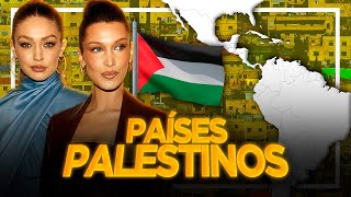 Los 8 países con MÁS PALESTINOS en América Latina [upl. by Aruol]