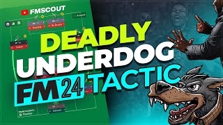 This ULTIMATE Underdog Tactic Is DEADLY  FM24 Best Tactics [upl. by Tlevesor430]