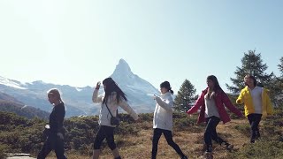 Red Velvet in Switzerland – EP 04 – Hiking in the Alps  Switzerland Tourism [upl. by Skolnik]