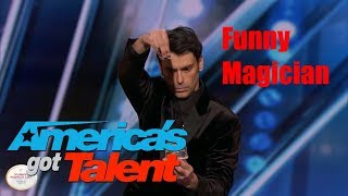 Americas Got Talent  Lioz Shem Tov Full audition  Funny Magician [upl. by Ahsercel211]