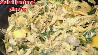 Gulai jantung pisang masak rumahan enak sedap [upl. by Luhey764]