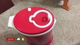 Ubbi Steel Diaper Pail Review  How To Use Ubbi Diaper Pail [upl. by Adnorrahs117]