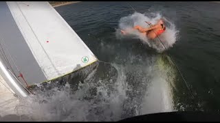 Pitchpoling a Nacra 57 Catamaran  Whoa [upl. by Say]