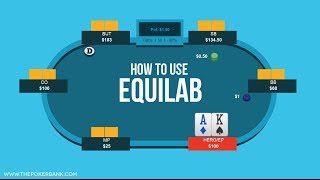 How To Use Equilab Free Poker Equity Calculator  Poker Quick Plays [upl. by Deming]