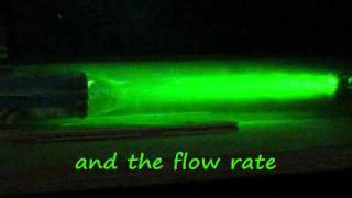 Green Vortex Laser Experimentwmv [upl. by Ylecara508]