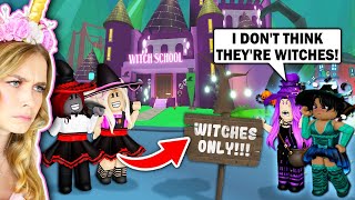 We Broke Into A WITCHES ONLY School In Adopt Me Roblox [upl. by Leftwich]