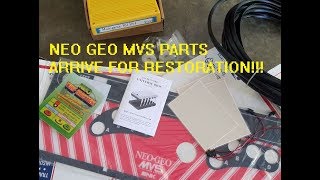 Neo Geo MVS Restoration Parts Arrive [upl. by Myrna]