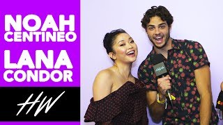 NOAH CENTINEO amp LANA CONDOR Hum Their Favorite Song at VIDCON   Hollywire [upl. by Matthei]