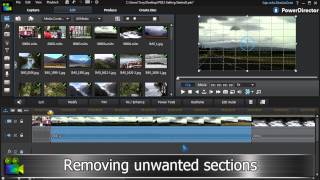 Video Editing Tutorial  Cyberlink PowerDirector 12 [upl. by Bal665]