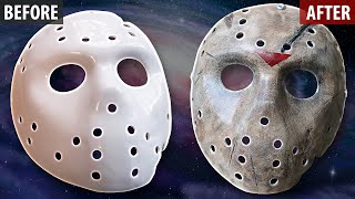 How to Paint a quotJason Xquot Friday the 13th Mask [upl. by Rosanna]