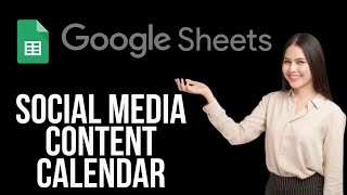 How to Make a Social Media Content Calendar in Google Sheets  Tutorial 2024 [upl. by Arianne672]