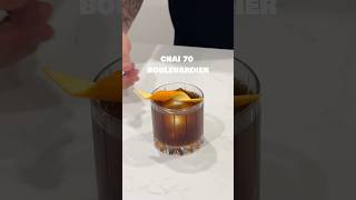 CHAI BOULEVARDIER cocktail fallcocktails cocktailrecipe [upl. by Anilatak578]