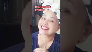 CARA PAKAI SHEET MASK UNTUK WAJAH TERHIDRASI skincare tiktokviralshortvideosshorts [upl. by Medardas]