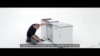 AEG lave vaisselle tout integrable 60 cm avec glissière installation sous le plan de travail [upl. by Oznohpla]