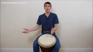 Djembe Lesson Bass Slap Pairs [upl. by Faruq]