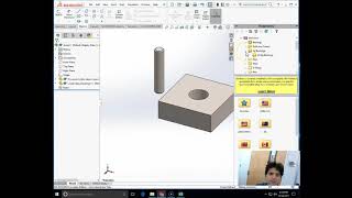 Solidworks sleeve bearing using Toolbox and McMaster Carr [upl. by Siddon305]