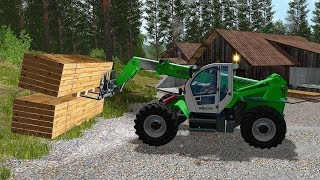 Farming Simulator 17  Forestry and Farming on The Valley The Old Farm 098 [upl. by Langbehn]