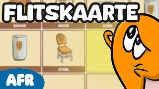 Flitskaarte  Items in die Kombuis  AFRIKAANS [upl. by Aserehtairam]