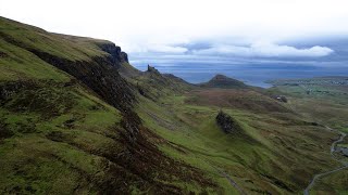 Amazing aerial film of the Quiraing Isle Of Skye [upl. by Eceinhoj]