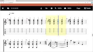 Nicu Alifantis  Balada Bufonului  Guitar Tab Play Along [upl. by Llesig]