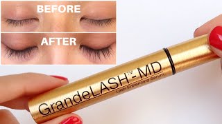 HOW TO GROW LONGER EYELASHES GRANDELASH REVIEW  uluu [upl. by Neelhtak]