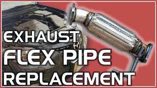 Exhaust Flex Pipe Replacement  Aftermarket car repair option [upl. by Adiasteb]