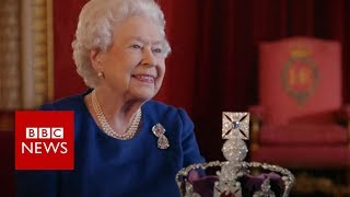 The Queens advice on wearing a crown  BBC News [upl. by Iniretake]