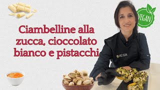 Ciambelline alla zucca cioccolato bianco e granella di pistacchi [upl. by Danziger]