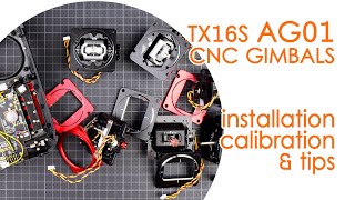 Radiomaster AG01 gimbal installation tips Radiomaster TX16S MAX CNC gimbal upgrade [upl. by Gail]