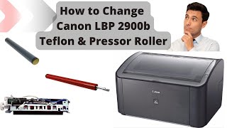 How To Change Teflon In Canon LBP 2900 Printer  Canon LBP 2900 Fuser Film Change [upl. by Notlaw]