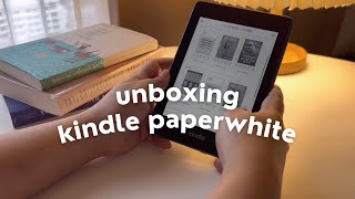 Unboxing my First Kindle Paperwhite 10th Generation [upl. by Renae]