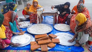 Semai Pitha AroundMeBD  Hand Made Traditional Winter Cake Making  Date Sweet Pitha for Villagers [upl. by Silra]