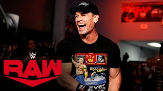 WWE Superstars give John Cena a warm welcome Raw June 27 2022 [upl. by Elena]