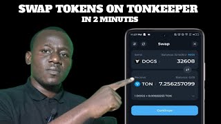 Swap Tokens on Tonkeeper in 2 Minutes StepbyStep Tutorialquot [upl. by Smeaj]