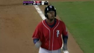 Mike McDade homers for the Fisher Cats [upl. by Afrikah]