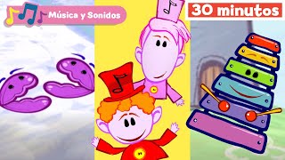 Las Notas Musicales  aprender instrumentos musicales  Sonidos para niños  Mi Primera Universidad [upl. by Eciened787]