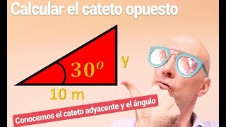 ▷ Cómo CALCULAR EL VALOR DEL CATETO OPUESTO conociendo el cateto adyacente y el ángulo [upl. by Haig]