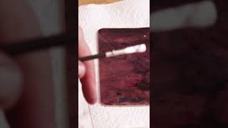 To Dye Leather with Shaving Cream leathergoods handmadeleatherwallet leatheraccessories [upl. by Yllak]