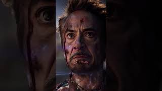 Iron Man’s Snap  Tony Stark Kills Thanos and Save The Whole World Iron Man Death Scene shorts [upl. by Einnos408]