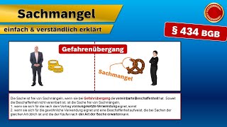 § 434 BGB  Sachmangel beim Kaufvertrag  👨🏼‍🎓 EINFACH ERKLÄRT 👩🏼‍🎓 [upl. by Rivy445]