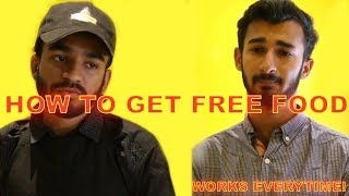 How To Get Free Food  DablewTee  Funny  Viral [upl. by Haret239]