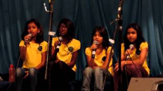 Awesome little girl band  The 4tunes  Dare you to move [upl. by Westley]