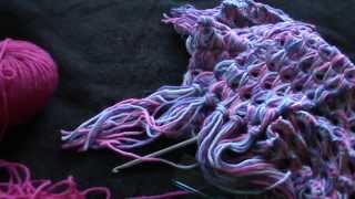 il punto peruviano o canna alluncinetto broomstick lace [upl. by Darach]