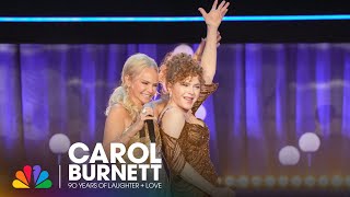 Kristin Chenoweth and Bernadette Peters Perform  Carol Burnett 90 Years of Laughter  Love  NBC [upl. by Cati529]