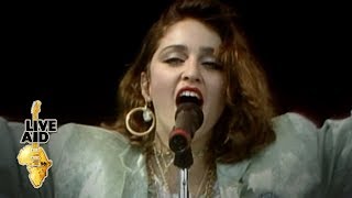 Madonna  Holiday Live Aid 1985 [upl. by Inaleon]