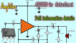 4558D Datasheet  Dual Operational Amplfier [upl. by Vetter440]