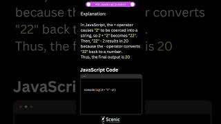 31 JavaScript Interview Question javascriptinterview javascript [upl. by Arie790]